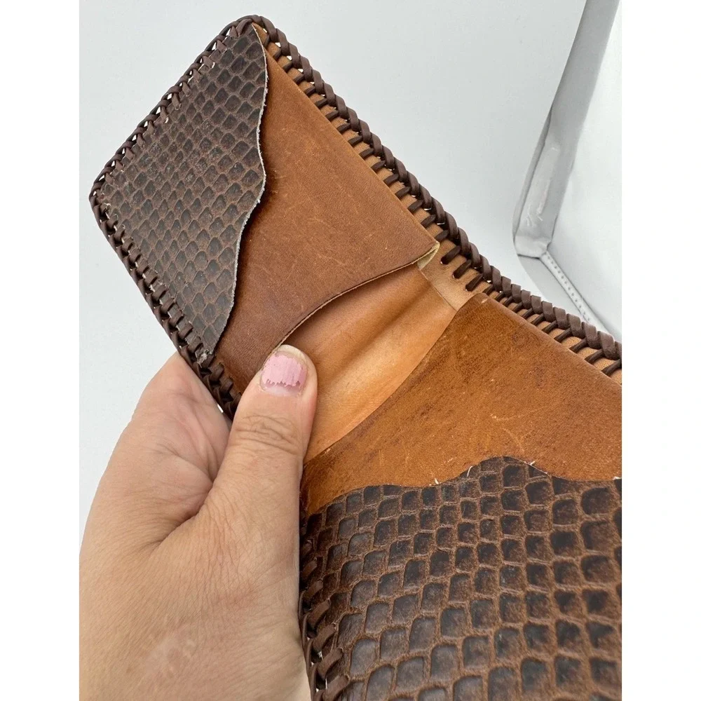 Custom Leather Wallet‎ - Unmarked - Excellent Condition
